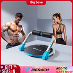 Adjustable Resistance Ab Workout Machine with Automatic Rebound for Home Gym Sit Up and Core Training