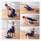 Adjustable Resistance Ab Workout Machine with Automatic Rebound for Home Gym Sit Up and Core Training
