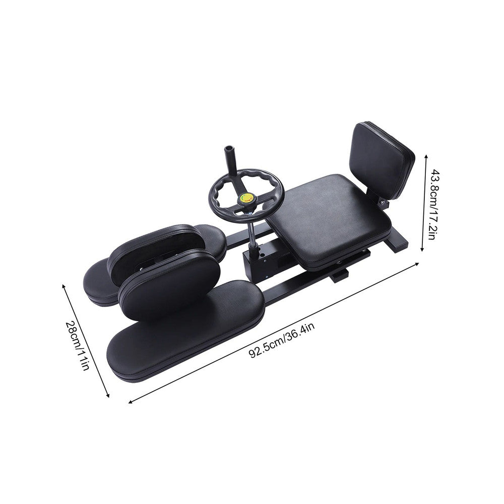 Heavy Duty Leg Stretcher Machine for Yoga Splits & Gymnastics Flexibility, Home Gym Training Fitness Equipment for MMA