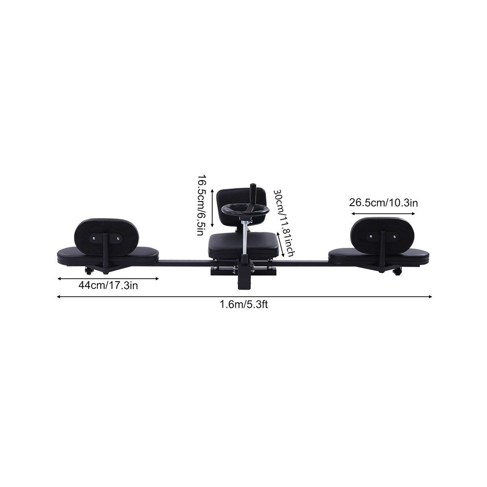 Heavy Duty Leg Stretcher Machine for Yoga Splits & Gymnastics Flexibility, Home Gym Training Fitness Equipment for MMA