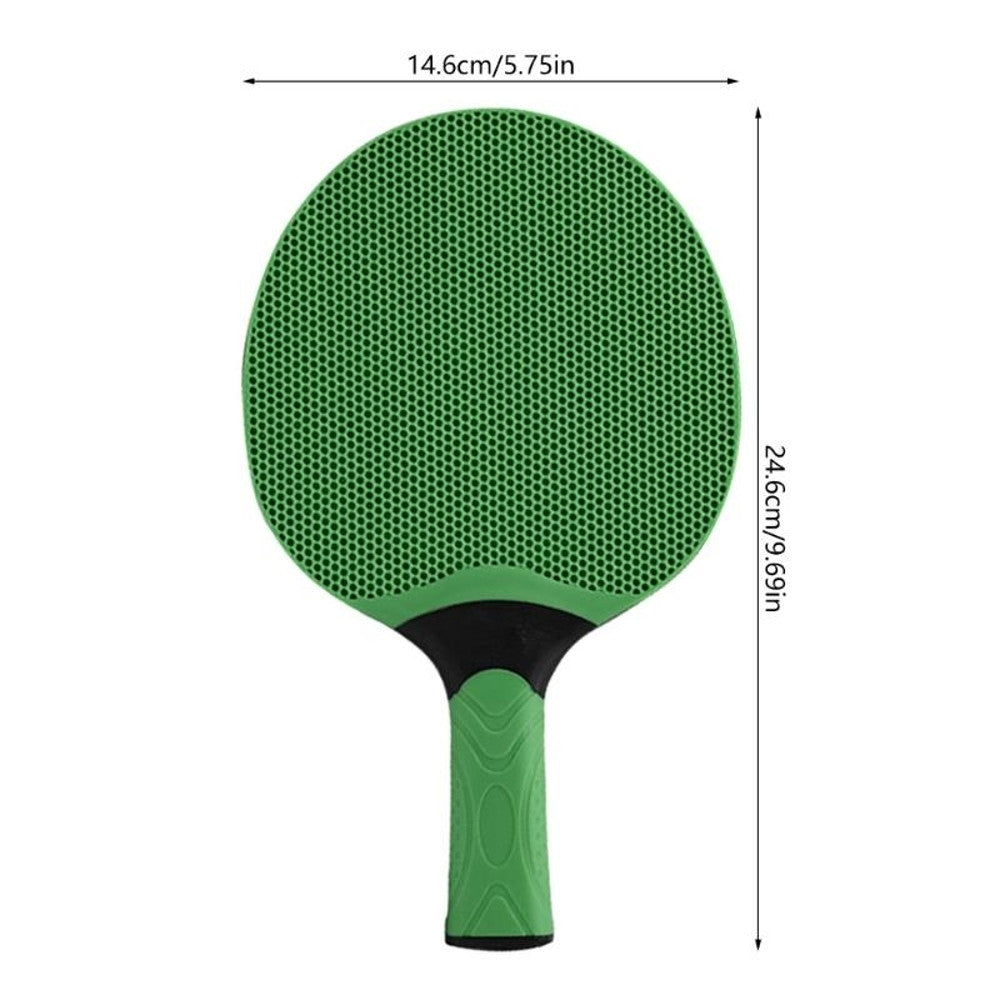 High Bounce Table Tennis Racket Set with Comfortable Grip, Premium Rubber Table Tennis Bats for Students Beginners