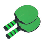 Silicone Ping Pong Paddles Set, 4-Player Table Tennis Rackets with Ergonomic Handle, Beginner Pingpong Training Bat