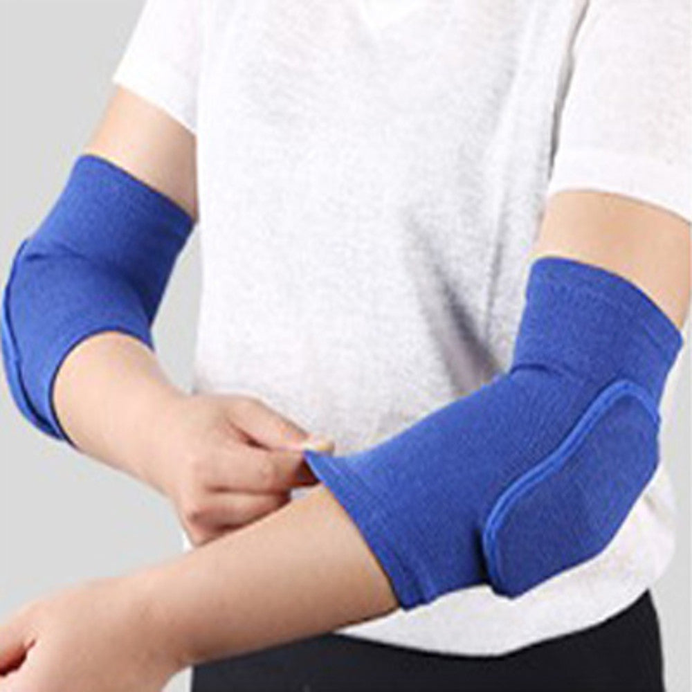 Thickened Sponge Elbow Knee Protectors, Elastic Guard Sleeve Pad for Basketball Volleyball, Adults Children Sport