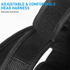 Adjustable Neck Power Training Strap Head Harness, Weight Bearing Gym Fitness Training Cap for Body Strength Exercises