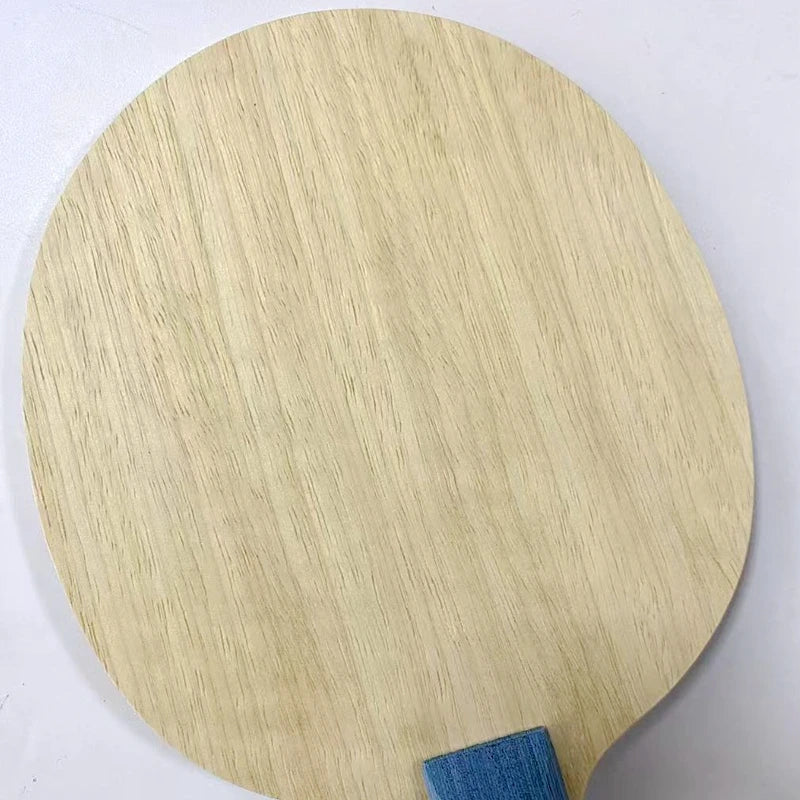 DIY W968 Hurricane Long V Table Tennis Bat, Offense Ping Pong Paddle with Yellow, Black ZL Carbon Blade for Pro Sports