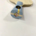 DIY W968 Hurricane Long V Table Tennis Bat, Offense Ping Pong Paddle with Yellow, Black ZL Carbon Blade for Pro Sports