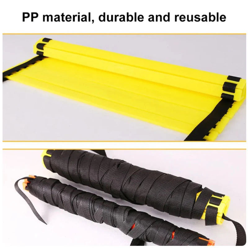 Professional Agility Ladder for Speed Training - Football & Sports Flexibility Equipment with Nylon Straps