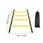Professional Agility Ladder for Speed Training - Football & Sports Flexibility Equipment with Nylon Straps