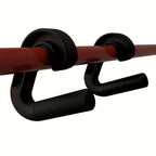 High Strength Nylon Double Hook Grip Bar, Gym Grade, Wear Resistant Non Slip, Home Commercial Trainer