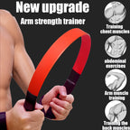 Universal Arm Trainer with PE Resistance, Pectoral Arm Exercise Equipment and Abs Back Training Tool for Muscle Growth