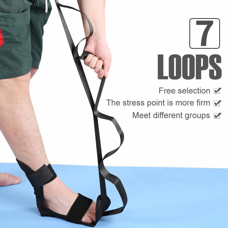 FlexStrap Yoga Stretching Strap Rehabilitations Training Belt